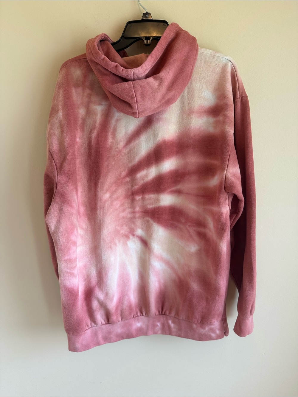 Nickelodeon Woman’s L Red Tie Dye Rugrats Hooded Sweatshirt Kangaroo Pocket - Picture 4 of 11